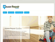 Tablet Screenshot of houserepairguides.com